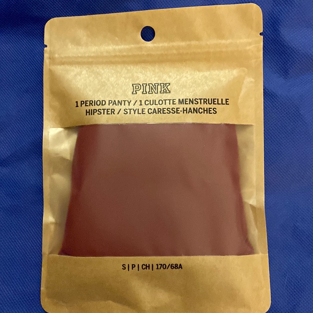 PINK by Victoria Secret Period Panty Size Small Red New in Sealed Package